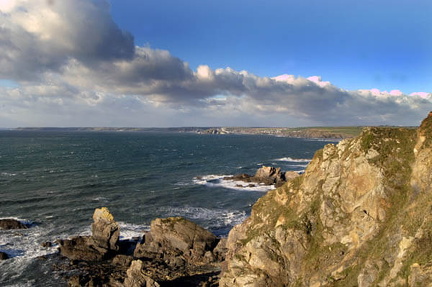 Hope Cove (Bigbury in background)